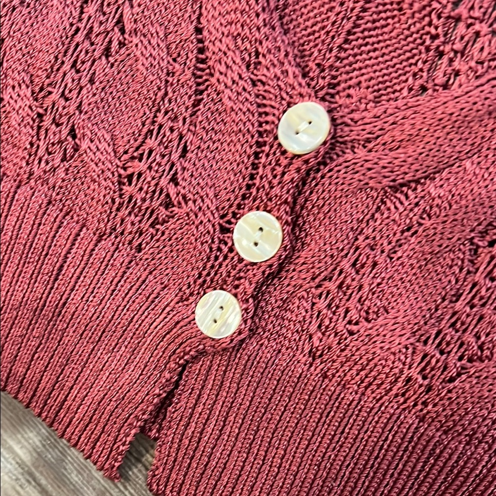 Free People Red Knit Tank Top NWT - Picture 3 of 7